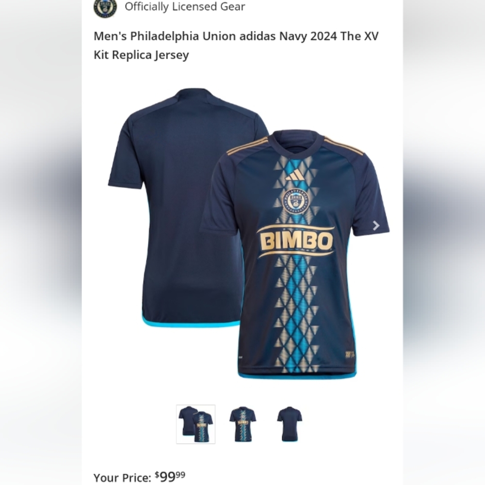 Philadelphia Union 2024 Home Jersey